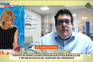 Enrique Domínguez, director de Estrategia de Entelgy Innotec Security, habla de Pegasus en Antena 3