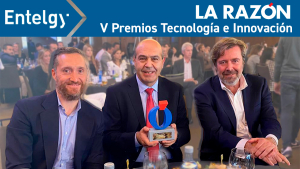 Entelgy recibe el premio “Líder en Transformación Digital Segura” en los Premios La Razón