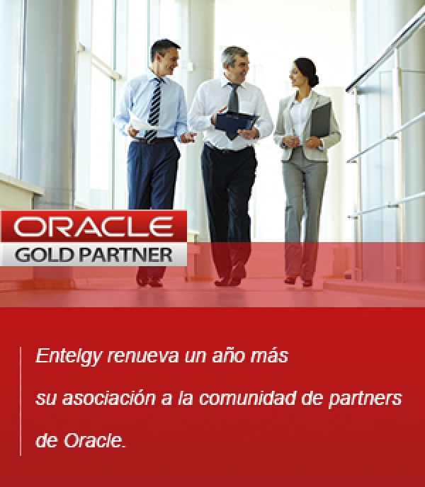 Entelgy es Gold Partner de la red Oracle Partner Network (OPN)