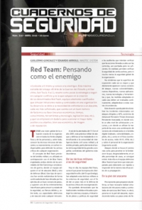 Cuadernos de Seguridad publica el artículo de InnoTec, “Red Team: Pensando como el enemigo”