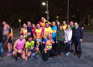 Entelgy Ibai Sport Club: participación en EDP Bilbao Night Marathon de nuestros profesionales en Entelgy Ibai