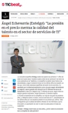 Entelgy y el sector TI: entrevista a Ángel Echevarría