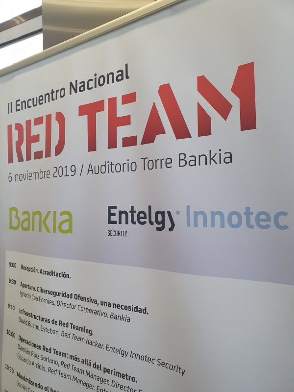 Bankia y Entelgy Innotec Security reúnen a 200 profesionales de la ciberseguridad en el II Encuentro Nacional de Red Team