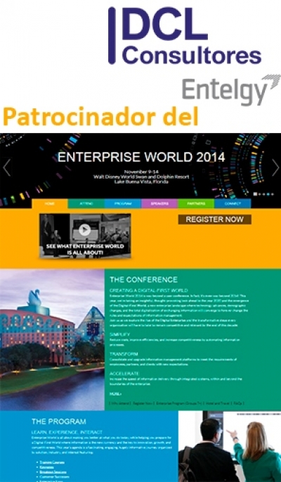 Entelgy patrocina el OpenText Enterprise World 2014