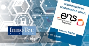 InnoTec, Grupo Entelgy, obtiene la certificación con el Esquema Nacional de Seguridad para todos sus servicios de ciberseguridad