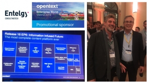 Entelgy patrocina el Enterprise World Viena 2019, el mayor evento europeo de OpenText sobre Enterprise Information Management