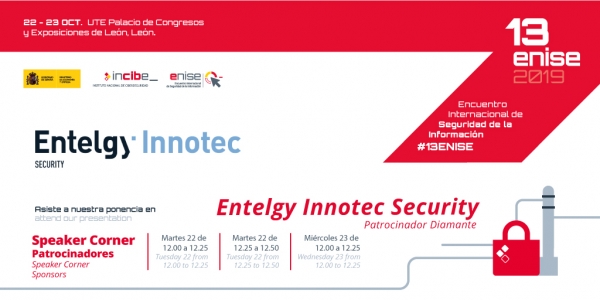 Entelgy Innotec Security, principal patrocinador de 13ENISE
