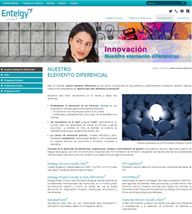 Nueva Web Corporativa del Grupo Entelgy - Innovacion