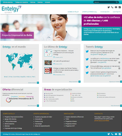 Nueva Web Corporativa del Grupo Entelgy