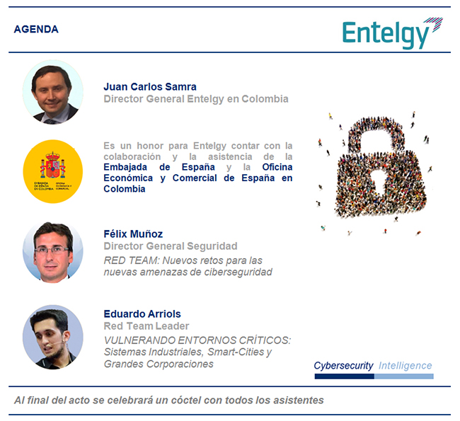 Agenda Cybersecurity Intelligence - Entelgy en Colombia