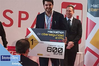 Juan José Torres de InnoTec (Grupo Entelgy) logra el primer premio en el Hackathon 4YFN