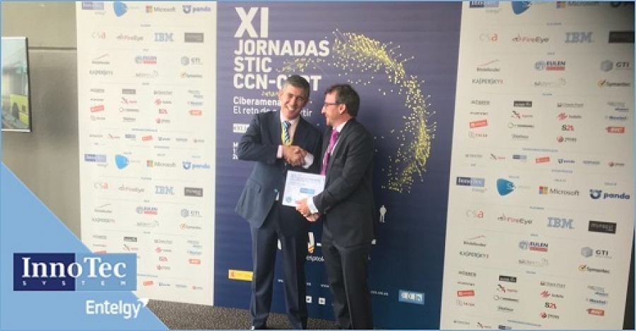 El CCN reconoce la labor de InnoTec como patrocinador VIP en el éxito de las XI Jornadas STIC