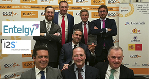 LifeBox (solución de Entelgy e i2S) premio Titanes de las Finanzas 2018 en la gala de los premios ECOFIN