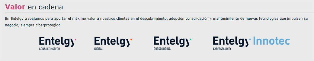 Entelgy. The BusinessTech Consultancy - Valor en Cadena